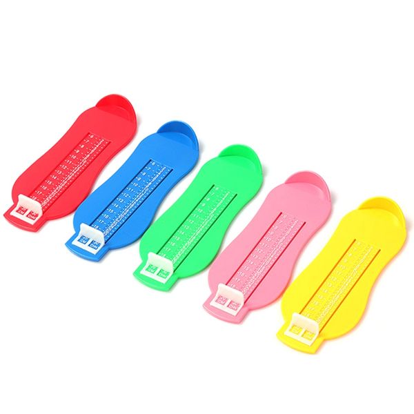 

5 colors baby foot ruler kids foot length measuring device child shoes calculator for chikdren infant shoes fittings gauge tools