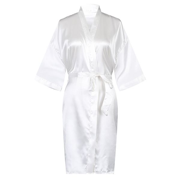 

white dress rayon robe women's pajamas bathrobe dressing gowns for women bride bridesmaid wedding robes sleepwear, Black;red