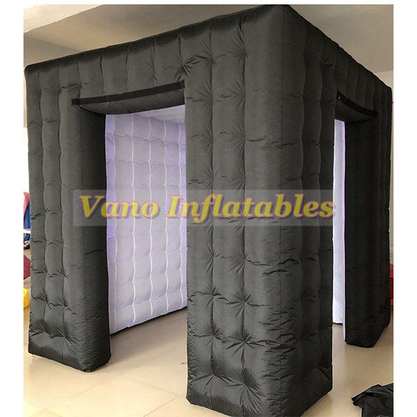 Надувной Photo Booth Оптовая Большой портативный Photobooth Студия Палатка Backdrop LED пульт дистанционного управления Отлично подходит для вечеринок, свадеб, юбилей