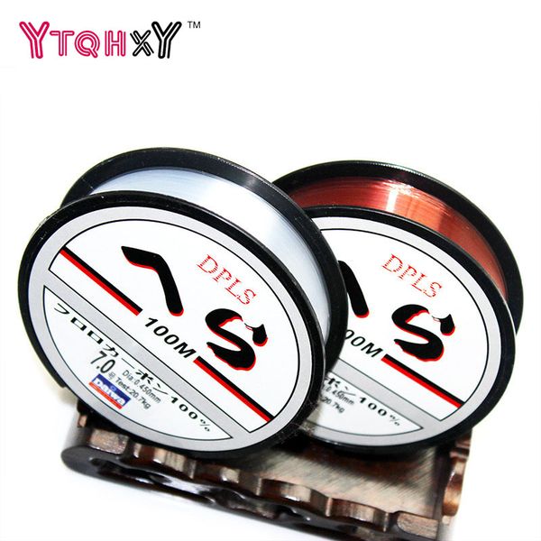 

100m fishing line strong fluorocarbon fishing lines monofilament nylon super strong japan line accessories wq340