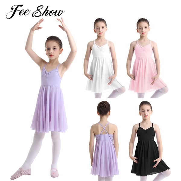 

feeshow girls tutu ballet dress gymnastics leotard ballet costume ballerina dance wear turnpakje leotards for girls performance, Black;red