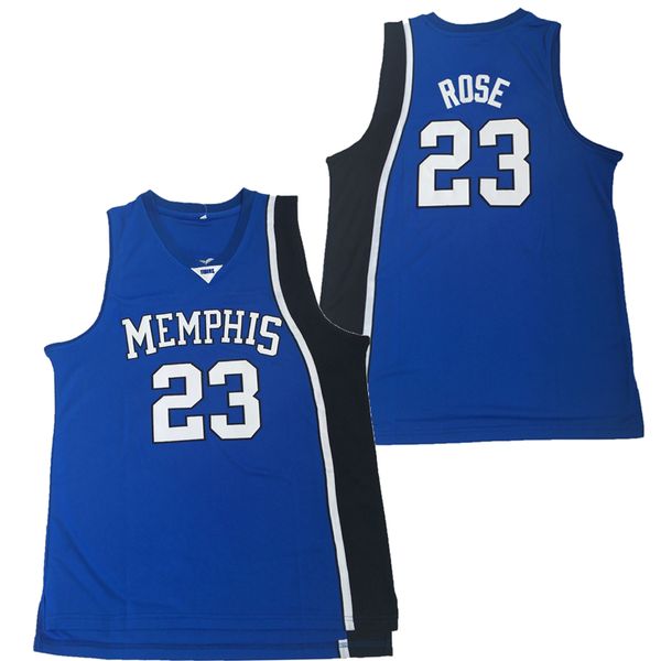 

#23 Derrick Rose Jersey Memphis Tigers Jersey College Basketball Jerseys Men S to XXL Free Shipping