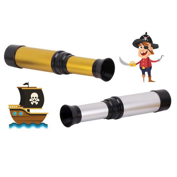 

pirates of the caribbean telescope toys kaleidoscope for kids children's science portable monocular magnifying glass
