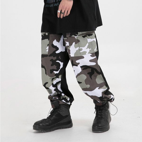 

men's pants camo harem me-351, Black