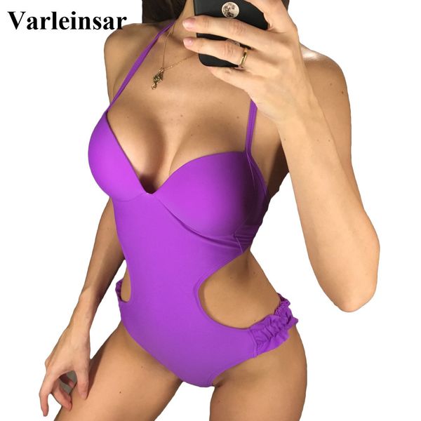 

5 цвет 2020 сексуального бюстгальтер backless trikini женщина купальники one piece купальники женская купальщица холтер купальники плавать п, White;black