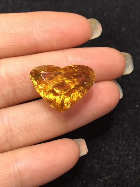

citrine gemstone 100% natural citrine brazil origin faced loose gemstones 16.6ct loose stones for jewelry making, Black