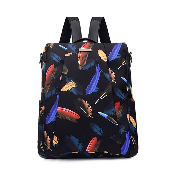 

maison fabre fashion bags boy backpacks teenagers studenst travel waterproof wild feather schoolbag capacity backpack bag 1018