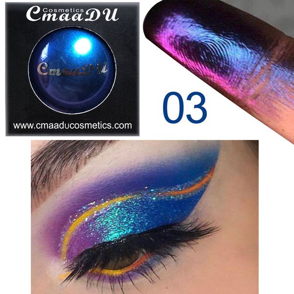 

cmaadu 4 colorful glitter eyeshadow makeup powder palette women smoky eyes metallic shimmer eye shadow green blue purple tslm2