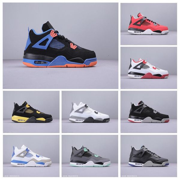 

classic jumpman 4 military blue varsity red toro bravo black orange mens basketball shoes for 4s casual sports sneakers us 7-12