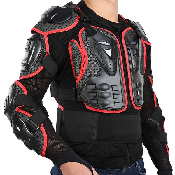 

motorcycle jacket full body armor for men spine chest protection gear smart red edge deluxe edition motorcycle armor s-xxxl