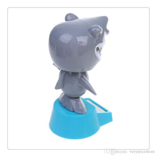 

Solar Powered Swing Animal Toys Lovely Novelty Solar Shaking Head Frog Shark Toy Gifts for Children Strange