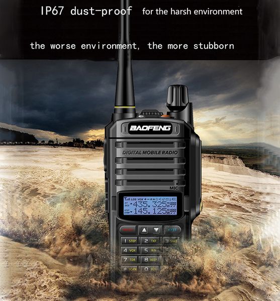 

high power upgrade baofeng uv-9r plus waterproof walkie talkie 10w for two way radio long range 10km 4500mah uv 9r plus