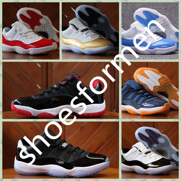 

j011la 2020 mens basketball shoes 11 11s 45 concord platinum tint cap and gown bred legend blue closing ceremony heiress size40-46