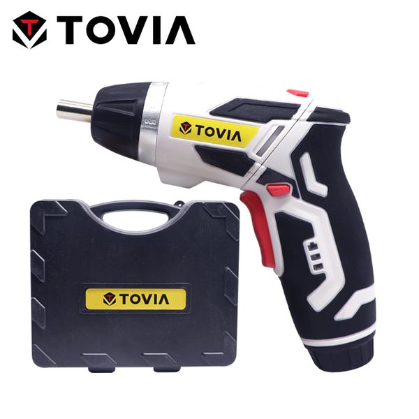 

tovia 3.6v electric screwdriver 6n.m rechargeable usb screwdriver with led light twistable handle power tool
