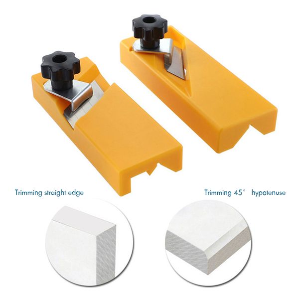 

mini hand planer, portable small trimming planer woodworking hand plane with sharp blade for trimming gypsum board, fiberboard