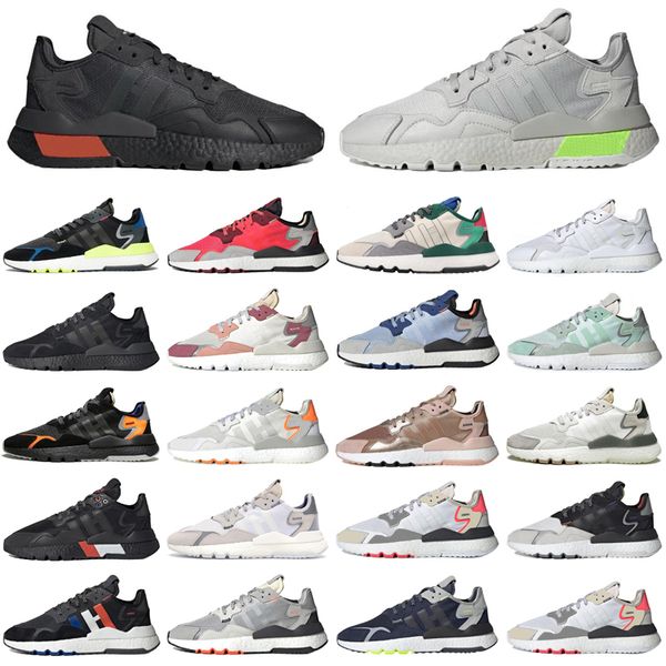 

nite jogger men women running shoes triple black white joggers outdoor mens womens trainers sports sneakers runners size 36-45