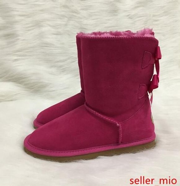 

женские сапоги австралия стиль женщины снегоступы 2-лук назад 100% коровья замша кожа зима теплая открытый короткие женские сапоги бренд ivg