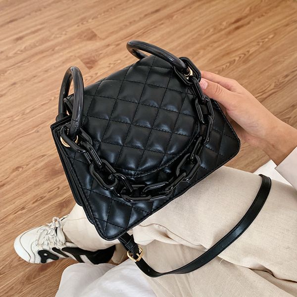 

women's bag 2020 new sac handbag fashion pu leather solid color messenger bag