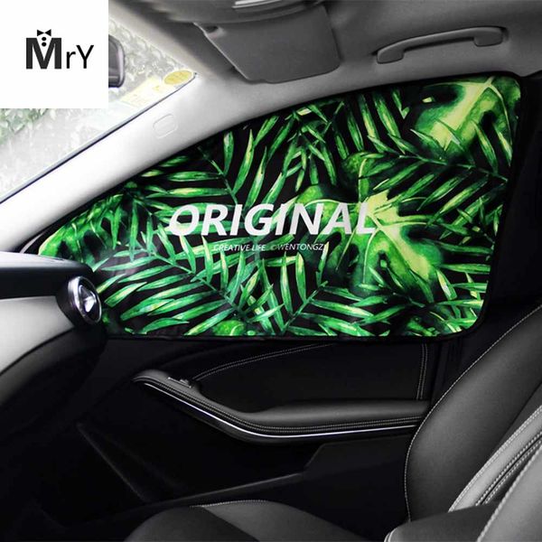 

universal car cartoon cute magnetic car cover sunshade curtain window sun visor protector sun shade auto visor windscreen block