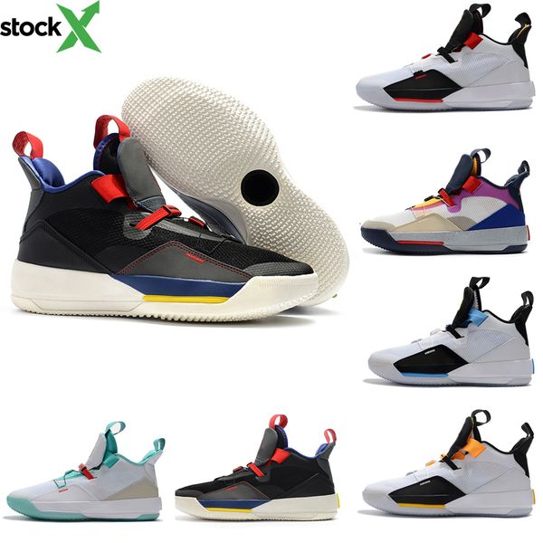 

new brand jumpman 33 xxxiii future of flight blackout mens basketball shoes men 33s zapatillas multicolors black yellow sport sneakers