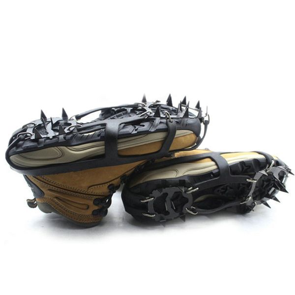 

24 teeth ice gripper non-slip shoes crampons ice gripper spike grips cleats for ice snow climbing hiking