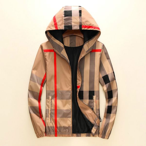 

jacket hooded simple slim jacket color trend casual wear youth college clothing 2019 new fashion quality, Black;brown
