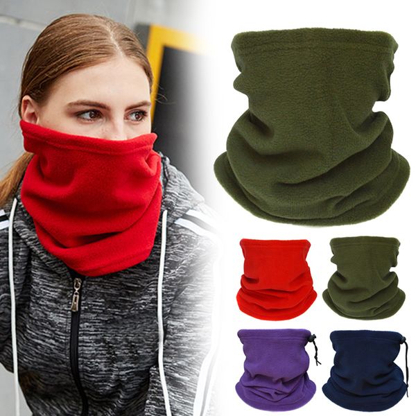 

neck gaiter tube ear warmer face mask warm windproof for winter cycling outdoor bb55, Black
