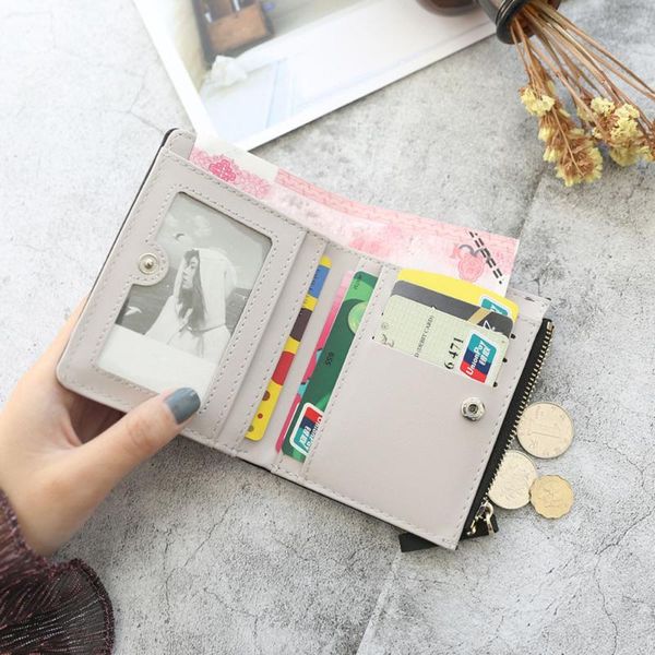 

мода женщины кошелек прекрасный мультфильм животных шаблон малый монет на молнии кошелек пакет молнии позиции мульти-карты нового 827, Red;black