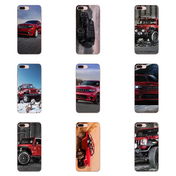 

custom transparent tpu cover bag red jeep wrangler suv sport for lg k50 q6 q7 q8 q60 x power 2 3 nexus 5 5x v10 v20 v30 v40 q stylus