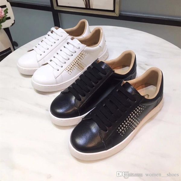 

2020 fashion luxury designer women shoes basketball trainers sneakers stan smith star vintage espadrilles with box size 35-40 -170, Black