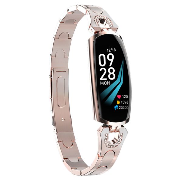 Novo relógio inteligente Mulheres IP67 Waterproof Heart Rate Monitor Para IOS Android Phone aptidão Pulseira Smartwatch Para Mulheres