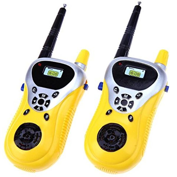 

new дети handheld мини электронные walkie talkie игрушки 2pcs отлично подходит для супермаркета, торговый центр, фестивали wj-28