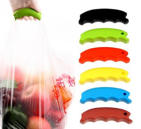 

silicone hook shopping bag basket holder creative candy color handbag handle comfortable grip protect hand tools