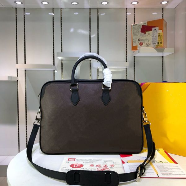 

briefcase men's business document bag large capacity horizontal handbag fashion simple men's bag single shoulder slant straddle ba