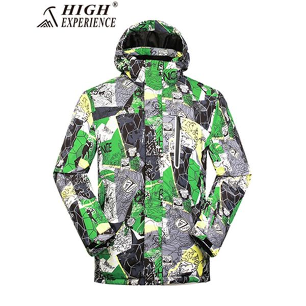 

high experience snow jacket snowboard ski jackets men veste ski homme warm mountain skiing clothing russia wintersport -30 c