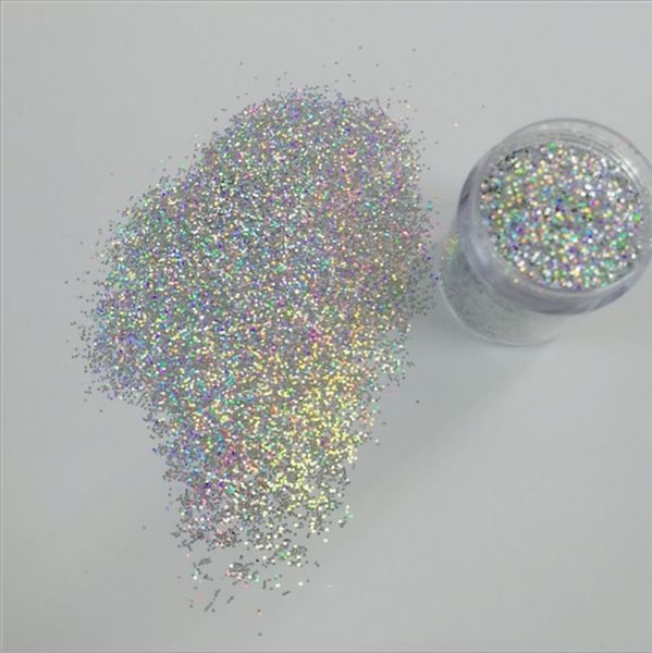 Polvere glitter olografica 1/96 1/128 Sparkle Glitter Bulk all'ingrosso Strumenti per unghie e artigianato fai da te A02