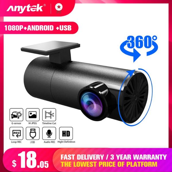 

hidden dash cam car dvr camera support android usb navigation wifi wireless app connect 1080p wdr 360° rotate loop record adas