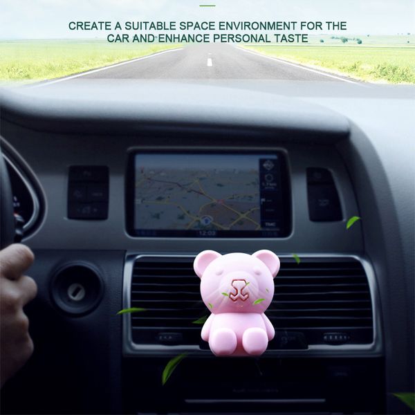 

little bear car air freshener smell in the car styling air vent perfume parfum fragrance flavoring auto decors accessories