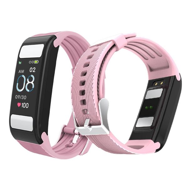 

for android ios watches smart wristband fitness tracker smart bracelet, Slivery;brown