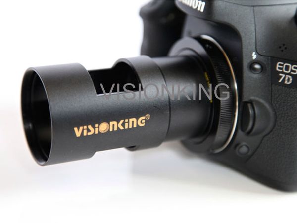 Adaptador de câmera Visionking para spotting Scope M42 Anel M48 Tubo Adequado para Nikon DSLR Camera Adaptador