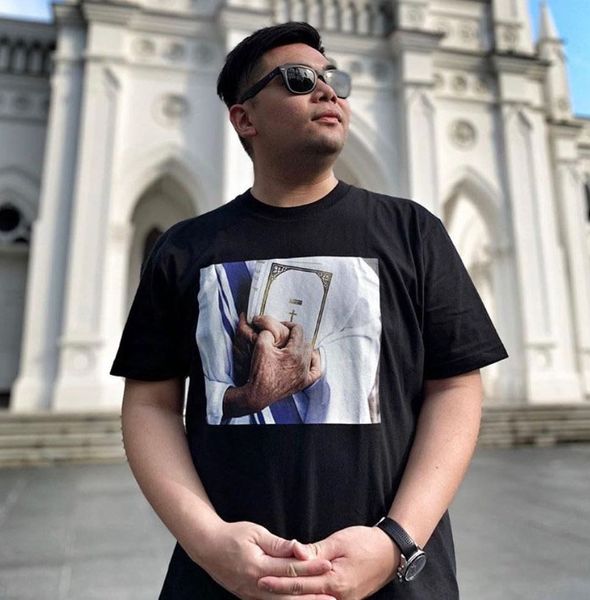 

20ss designer bible print t shirts for mens brand clothing brand t shirts summer fashion bible print tee casual men shirt s-xl, White;black