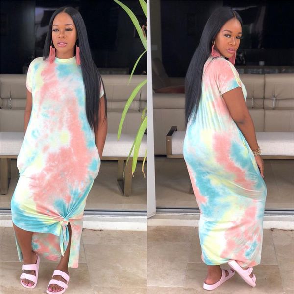 

rainbow printed designre womens dress ladies short sleeve crew neck ankle length skinny dresses female clothing, Black;gray