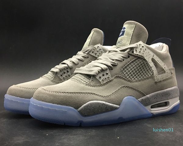 

4 florida gators pe unc powder blue suede basketball shoes men 4s gators pe blue unc purple travis scotts outdoor sports shoes ll01