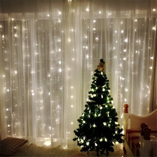 

3m * 3m 8-mode 304pcs-lights light string белые огни декоративные светильники
