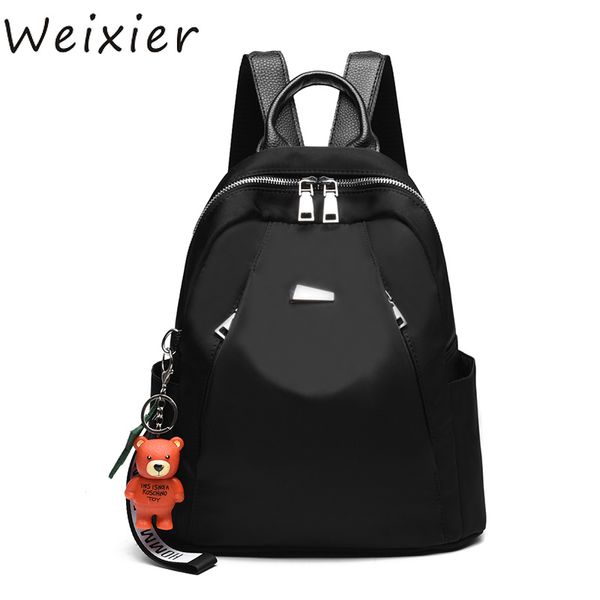 

weixier 2019 new women backpack new travel backpack student school bag canvas female girl lapbag zk-35