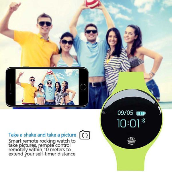 

men and women smart watch fashion electronic watch led digital sports clock smart, Slivery;brown