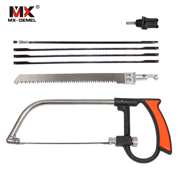 

8 in 1 hacksaw diy hand saw mental magic saw for wood woodworking saws set kit with 6 blades model multi purpose hobby
