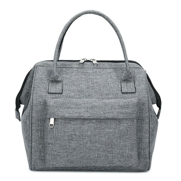 

portable thermal insulated lunch bag travel picnic lunch box tote for women men