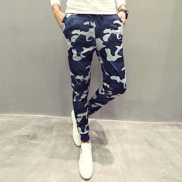 2019 Pantaloni casual da uomo New Camouflage Slim Fit Army Camouflage Pantaloni Matita Pantaloni mimetici Pantaloni sportivi Hip Hop Pantaloni da uomo militari