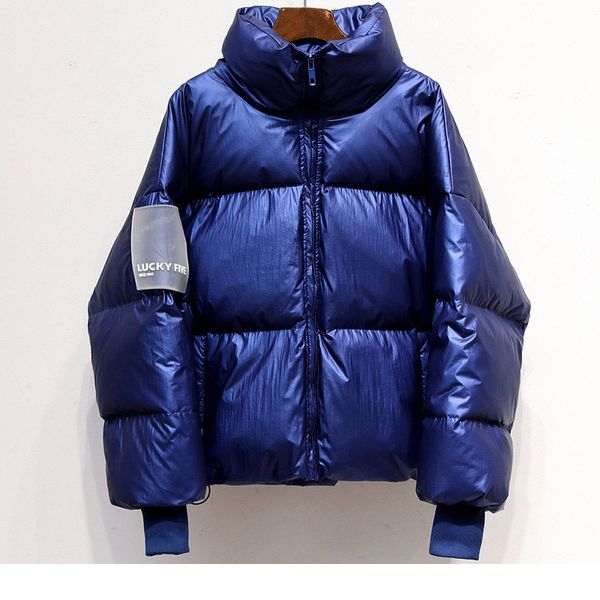

women jacket padded down parka bright waterproof winter windproof warm female warm coat fashion casual women coat, Black